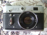 Фотоаппарат ФЕД - 3 СССР в кожаном чехле, фото №3