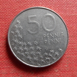 50 пенни 1992 Финляндия   (Т.13.33)~, фото №3