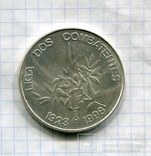 Португалия 1000 эскудо 1998 aUNC серебро, фото №3