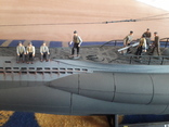 Подводная лодка U-552 с экипажем, масштаб 1:72 (Revell), фото №4