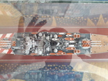 Линкор Рома в масштабе 1:350 + стеклянный футляр, фото №9