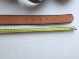 Новый кожаный ремень Zara 110cm., фото №12