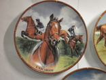 Три Декоративные тарелки Лошади. Скакуны, фото №3