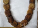 Крупный бусы коричневая кость Африка, фото №4
