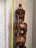 Статуэтка индийские слоны из дерева, фото №11