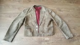 Винтажный баварский кожаный пиджак с монетными пуговицами, фото №2
