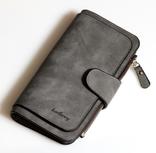 Клатч кошелек Balleri, темно серый, фото №2