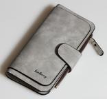 Клатч кошелек Balleri, светло серый, фото №2