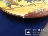 Настенная тарелка Франция , авторская работа 40 см, фото №8