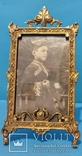 Настольная рамка с фото мальчика бронза, фото №9