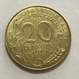 20 сантимов 1997 Франция, фото №2