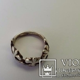 Кольцо Королевская лилия Корона серебро 925, фото №6
