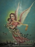 Старинная Картина "Ангел", кон. XIX- нач. ХХ века, фото №7