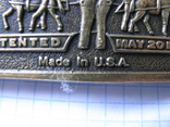 Пряжка Levi Strauss.made in USA.латунь, фото №3