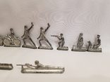 Оловянные солдатики , солдаты на учениях БАЗ , комплект набор, фото №3