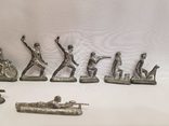 Оловянные солдатики , солдаты на учениях БАЗ , комплект набор, фото №4