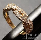 Женское кольцо с бриллиантами, фото №2