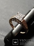 Женское кольцо с бриллиантами, фото №2