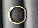 Кольцо с цирконием, фото №3