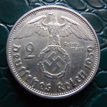 2 марки 1939  Германия  серебро  (Э.6.5)~, фото №2