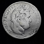 5 франков, Франция, 1834 год, А, серебро 900-й пробы 25 грамм, фото №3