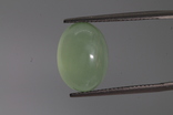 Зеленый берилл с астеризмом 7.34ст 10.9°14.5°6.5мм, фото №6