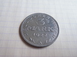 3 марки 1922г Германия, фото №3
