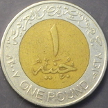 1 фунт Єгипет 2007, фото №3