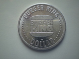 Жетон burger king Dollar, фото №3