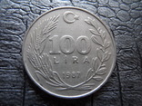 100 лир 1987 Турция    (Ь.2.2)~, фото №2