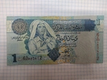 Лот 2. 1 динар Ливия Муаммар Каддафи, фото №2