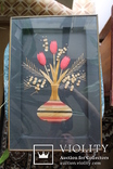 Панно декоративное из соломки Тюльпаны СССР, фото №2