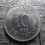 10 крузадос 1988 Бразилия    (Ь.8.6)~, фото №3