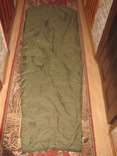 Спальный мешок с транспортным чехлом (компрессионником), военный мумия/кокон Австрия. №4, фото №12