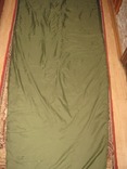 Спальный мешок с транспортным чехлом (компрессионником), военный мумия/кокон Австрия. №8, фото №11