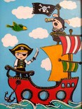 Картина в детскую "пират", фото №6