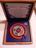Набор из 4 монет "Год Дракона" - серебро - футляр, сертификат, фото №5