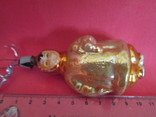 Девочка с куклой (укутыш),елочная игрушка СССР., фото №9