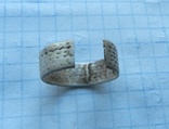 Серебренный пластинчастый перстень КР, фото №5