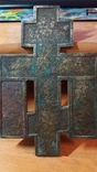 Крест с Предстоящими 17см.Две эмали., фото №7