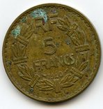 5 франков для Алжира, 1940г, фото №3