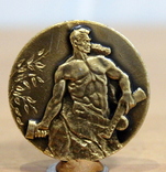 Настольная памятная медаль времен СССР.Волгоград., фото №2