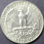 25 центів США 1989 P, фото №3
