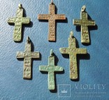 Нательные кресты 6 штук, фото №10