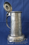 Антикварная пивная кружка 1771 года 26 см, фото №4