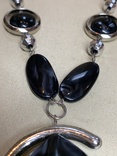 Ожерелье с черными вставками, фото №4