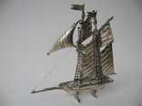 Миниатюра Кораблик ( Серебро 800 пр , 59 гр ), фото №7