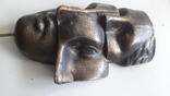 Скульптура лица.Европа ,бронза, фото №4
