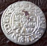 1 1/2 гроша (драйпьолкер) 1648 року Лівонія -КИЦЯ. Прибалтійська Швеція Христина, фото №3