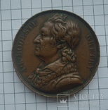 Медаль Франция 1818 France - Andre Modeste Gretry, фото №2